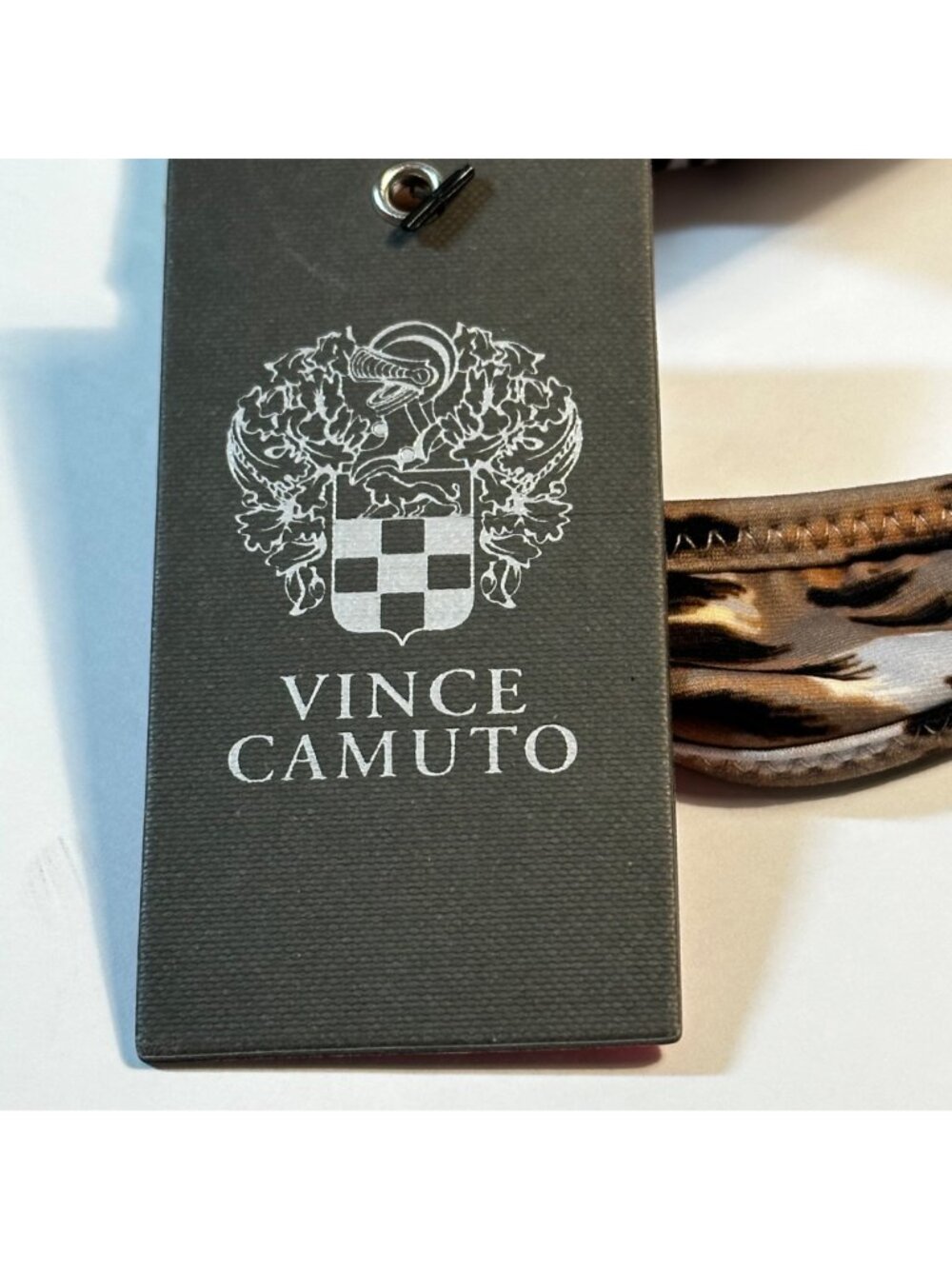 Vince Camuto Reversible One-Piece Swimsuit Leopard & Palm Print Size 14 Women's - Picture 9 of 9
